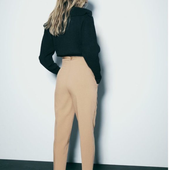 BNWT Zara High-Waisted Pants - Picture 2 of 4
